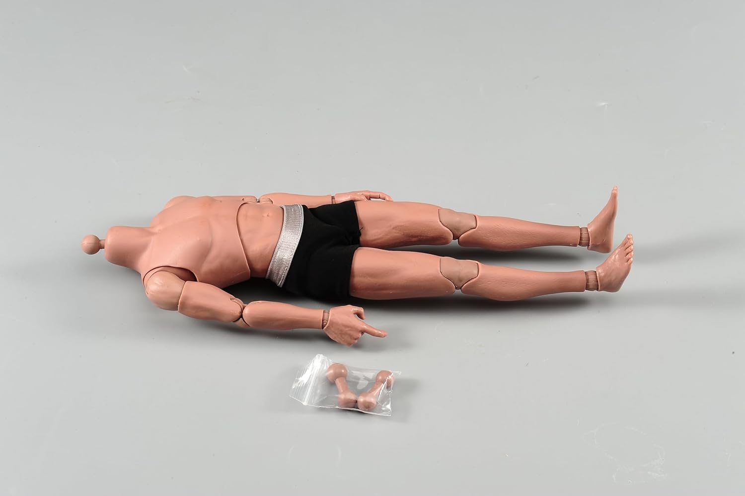 AMITD Cuerpo de figura de acción masculina de 1/6 pulgadas, hombros estrechos, articulaciones superflexibles, muy poseable (modelo AT011) para colección