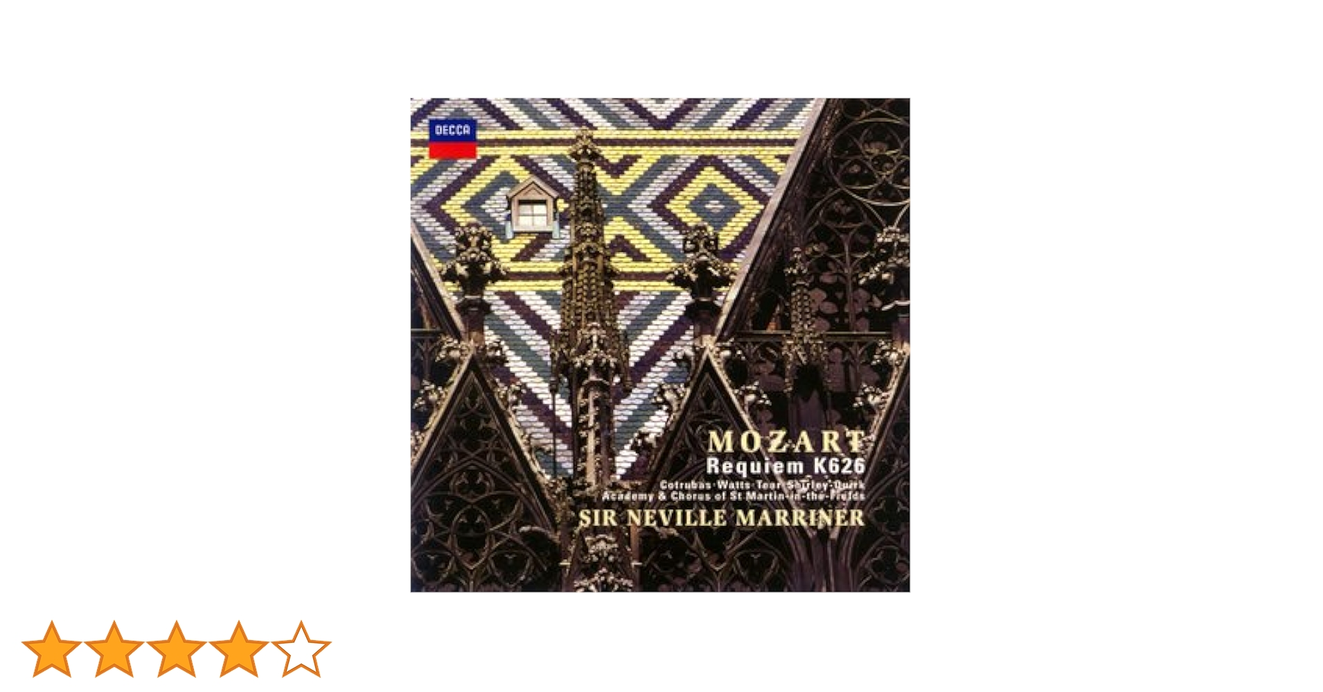 【売約済】マリナー／モーツァルト:レクイエム 〔バイヤー版〕 売約済】マリナー／モーツァルト:レクイエム 〔バイヤー版〕