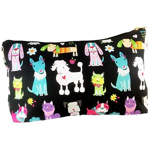 Kids Cotton Wash Bag - Cute Dogs Cover