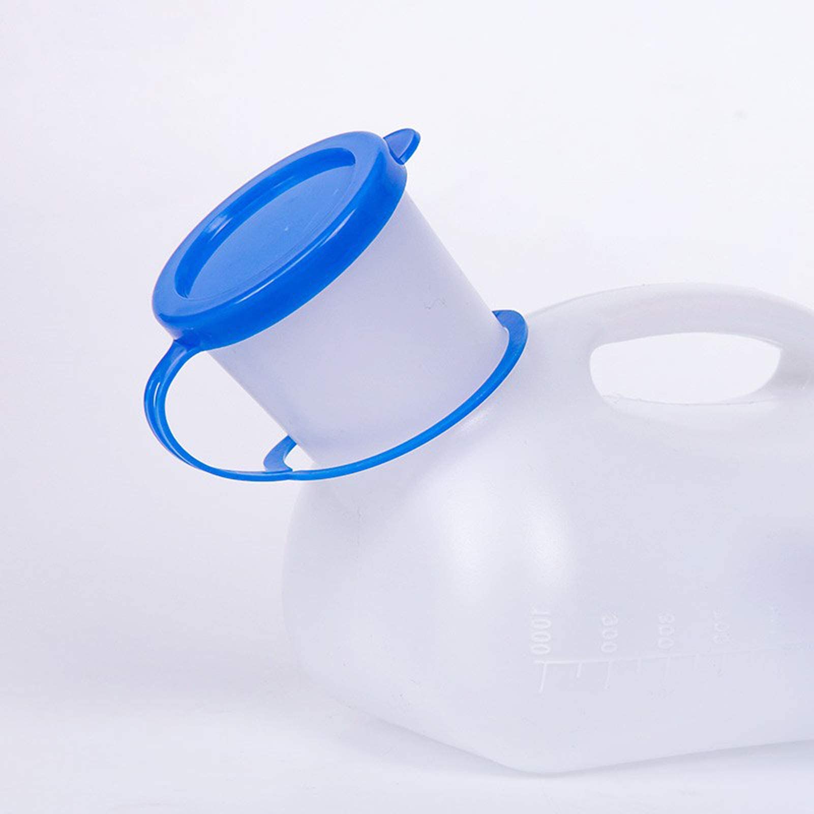 Orinal Unisex para automóvil, Orinal portátil para Hombres y Mujeres, Botella para orinar a Prueba de derrames con Tapa y Embudo para el hogar, Camping o Viajes en automóvil