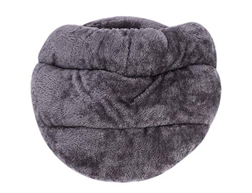 ITODA Hundebett Kleine Hund Hundehütte Plüsch Hundekissen Haustier Schlafsack Katze Welpe Hundehöhle Abwaschbar Katzenhöhle Weich Katzenbett Verdickt Schlafplatz für Zuhause Hundehaus Katzenhaus