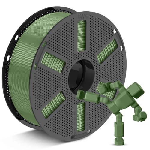 Image of JAYO PETG 3D Printer Filament 1.75mm, 1.1kg Reusable Spool, Olive Green