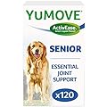 Lintbells | YuMOVE Senior Dog | High Strength Hip and Joint Supplement Designed for Older, Stiff Dogs, with Glucosamine, Chondroitin, Green Lipped Mussel | Aged 9+ | 120 Tablets