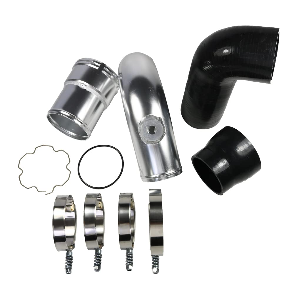 LDMINDA3.5" Cold Side Intercooler Pipe Upgrade Kit For 2011-2016 Ford 6.7L Powerstroke Diesel 6.7 F-250 F-350 F-450 The Diesel Performance Cold Side Intercooler Pipe & Boot Kit