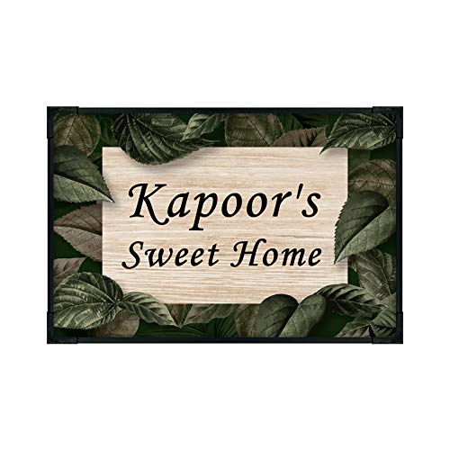 INFINITY ART PARTNER Personalized Wooden Name Plate Multicolored (12 inches X 8 inches)