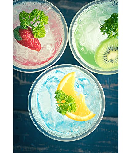 image for Aatriet 9 oz Clear Plastic Cups, 50 Pack Classic Clear Disposable Plas
