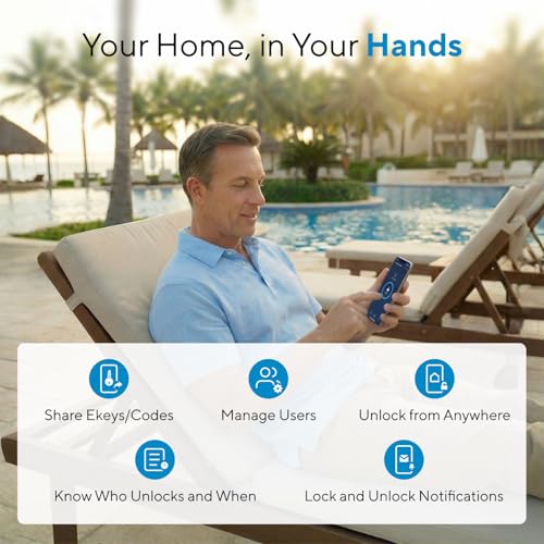 Image of ULTRALOQ Bolt SE Smart Lock, Built-in Wi-Fi, Matter Over Thread, Works with Apple Home, Alexa, Google, 7-in-1 Keyless Entry Deadbolt with Fingerprint ID, App, Code, Remote Control, Gray