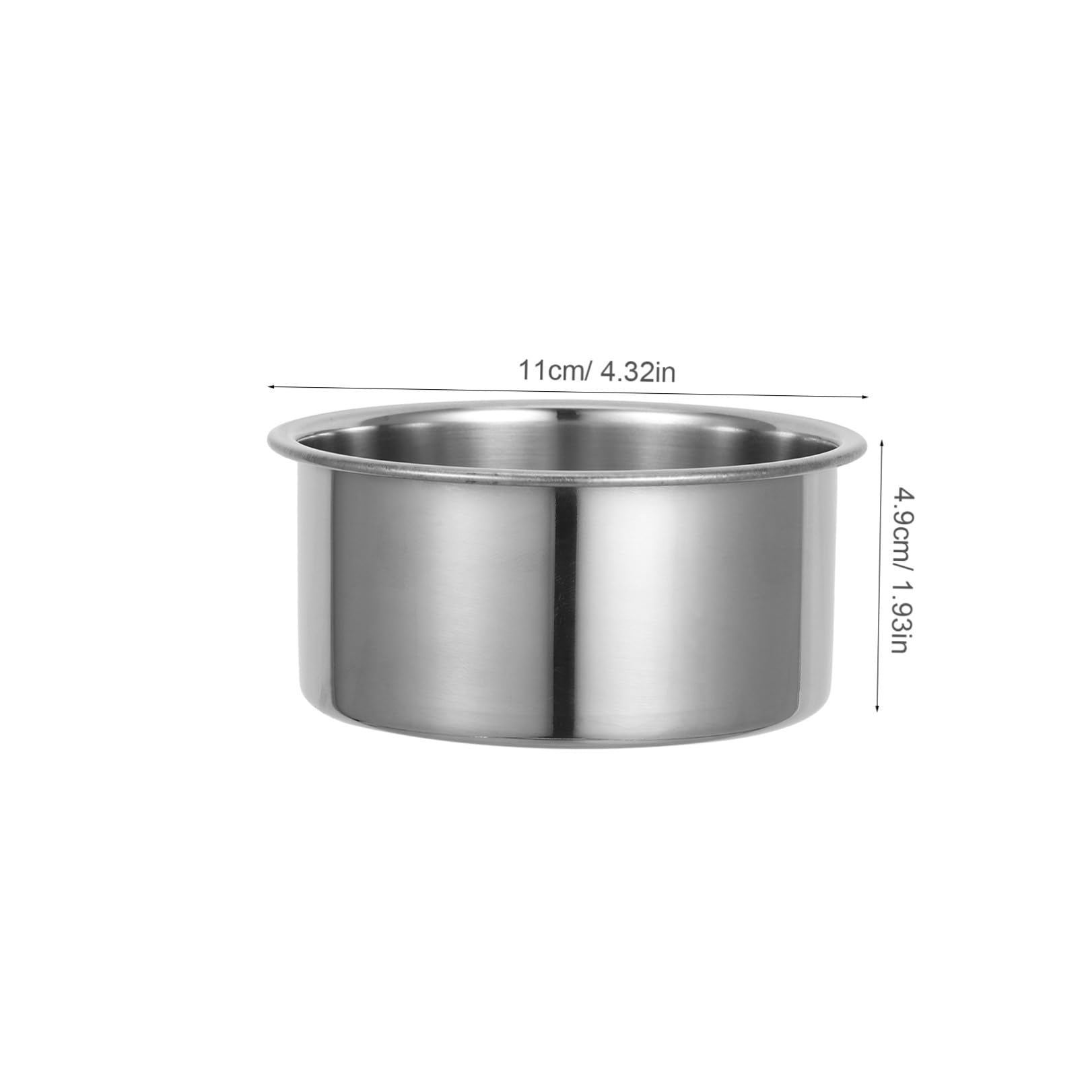 3pezzi Teglia Rotonda in Acciaio Inox per Torte Mini Teglie da Forno per Mini Torte e Crostate Teglie Riutilizzabili per Cottura Facile
