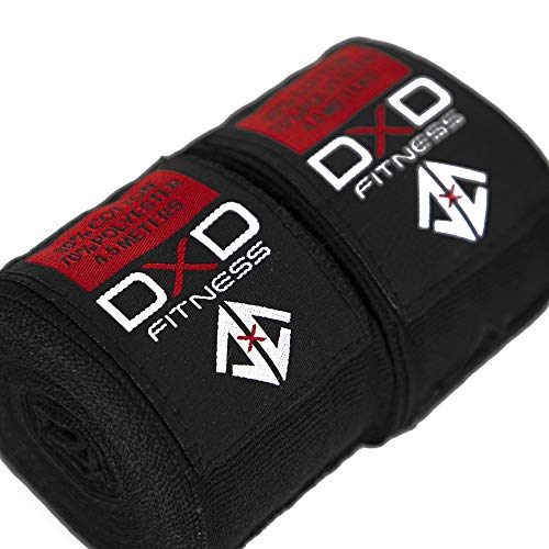 DXD - Envolturas de mano para boxeo, Muay Thai, Kickboxing, artes marciales y protección deportiva de combate.