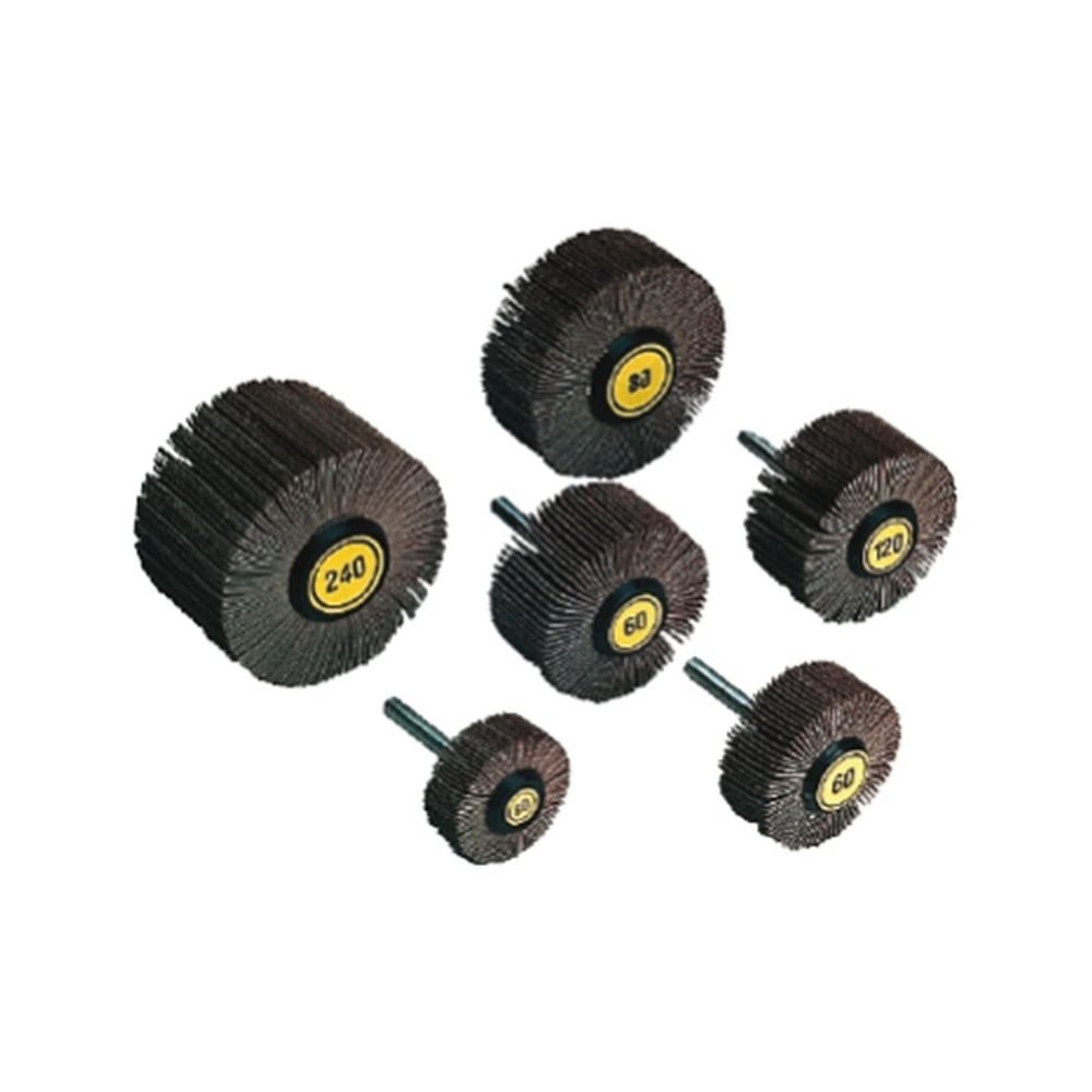 Flexovit 63642585429 Speedo Xflex KX310 Shaft Aluminium Oxide Sanding Brushes, 30 mm D X 15 mm an X 6 mm E, 40 G