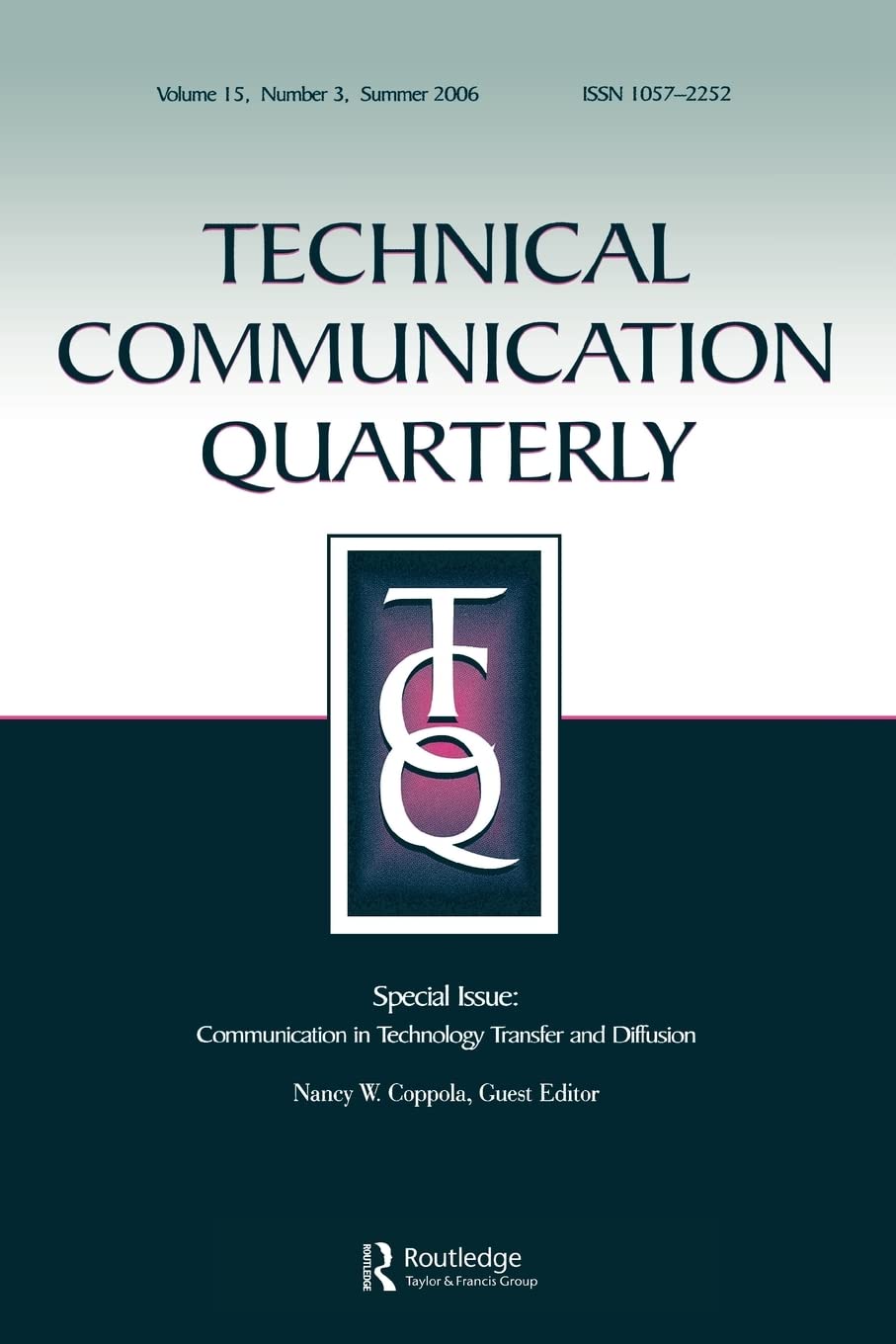 Communication Technology Transfer & Diffusion Tcq 15#3