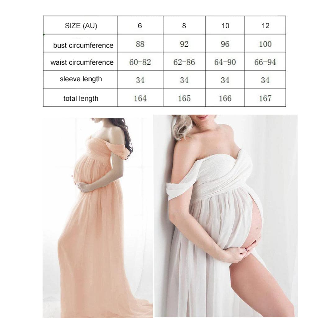 de Maternidad para Mujer, Accesorios de Fotografía, para Embarazadas con Hombros Descubiertos Y Frente