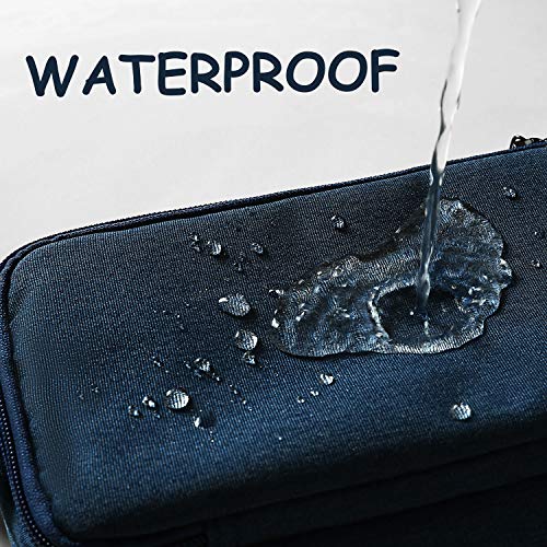 Mens Toiletry Bag Waterproof Organizer Bag Travel Shaving Dopp Kit Perfect Travel Accessory Gift (Dark Blue) 3 Mens Toiletry Bag Waterproof Organizer Bag Travel Shaving Dopp Kit Perfect Travel Accessory Gift (Dark Blue)