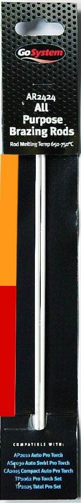 Gosystem Silver/Bronze Go System Low Fuming Brazing Rods 2 Pack