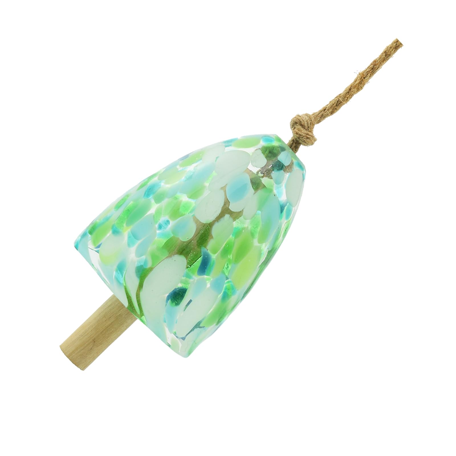 XuQiZZpp Harmonious Whimsical Artistic Wind Chimes Outdoor Glass Decoration With Gentle Tone For Porch