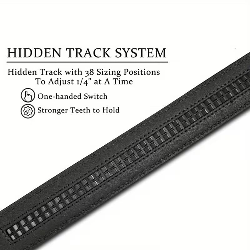 Image of WildHorn Men's Genuine Leather Belt for Men| Premium Auto-Lock Buckle | Adjustable up to 48 inch | Formal & Casual Wear | Micro-Adjust Fit | Including Stylish Gift Box