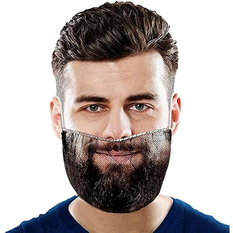 ABC 100 Pack of Disposable Soft Nylon Beard Covers 18" Size. Black Beard Covers. Honeycomb Beard Nets. Facial Hair Covering for Industrial Use. Breathable and Lightweight Food Service Beard Nets Cover