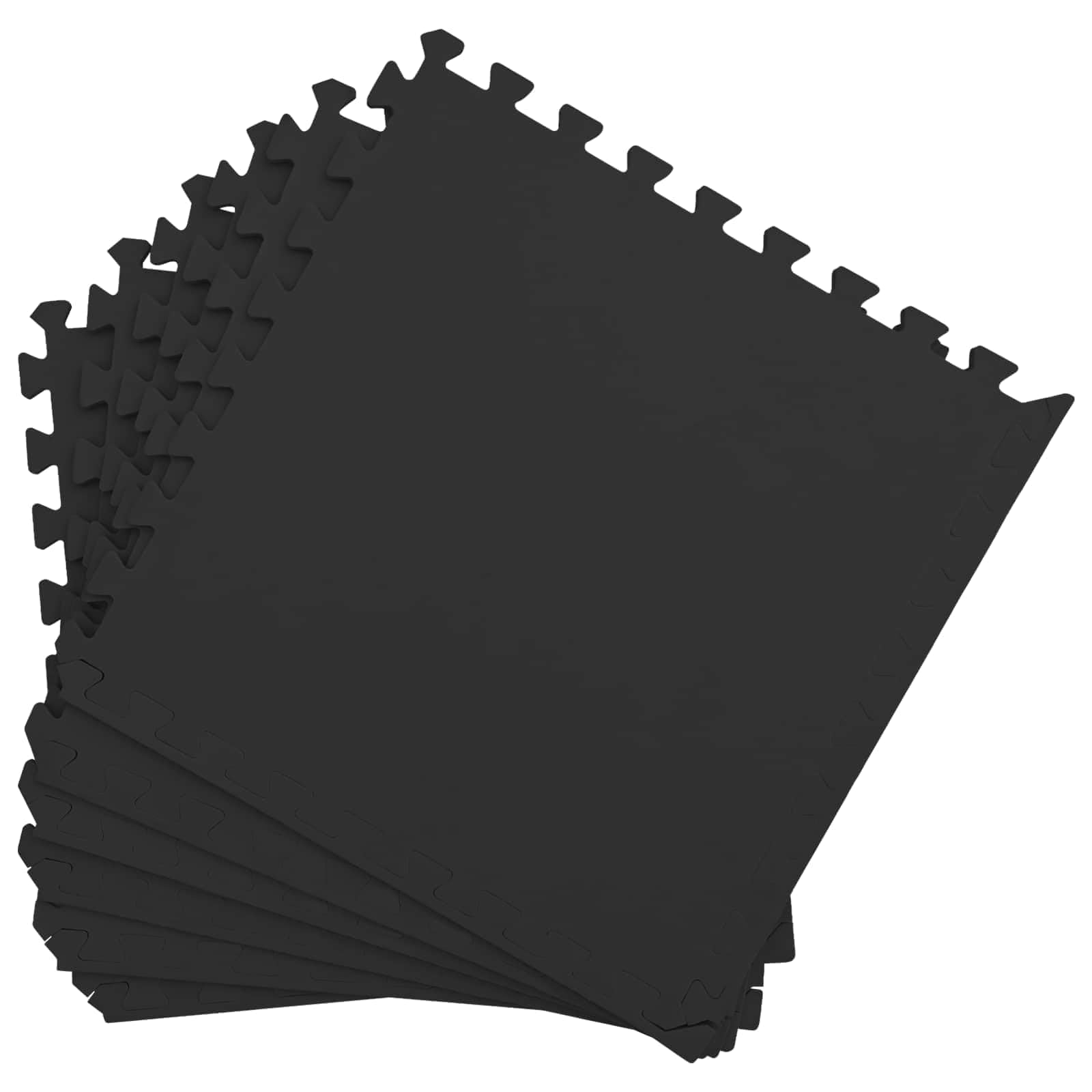 Tapis de Sol de Piscine 50 pc Noir 18 m² Mousse EVA,Bâches de piscines & Tapis de Sol,3433297