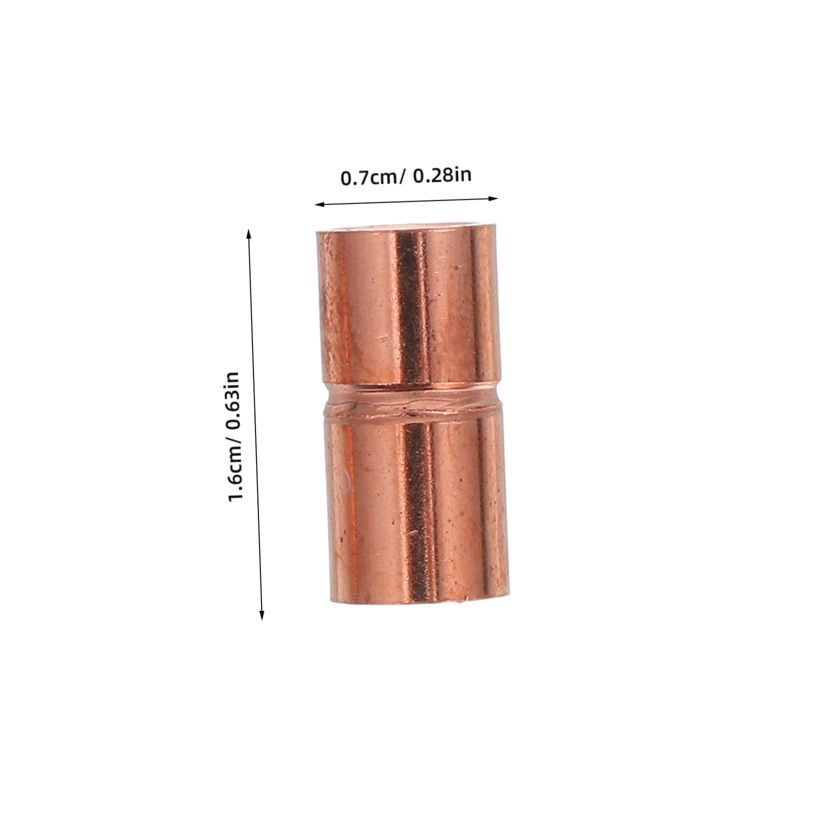 KICHOUSE Fitting Saver 5pcs Copper Straight Coupling High-voltage Hvac Fittings Industrial Accessory Kit