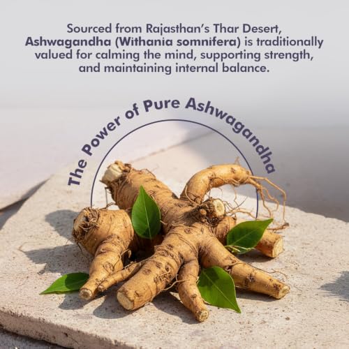 Image of Baidyanath Trusoul Ashwagandha 60 Veg Capsules | Supports Stress Relief Mood Stability | Rich in Antioxidants (Pack of 2)