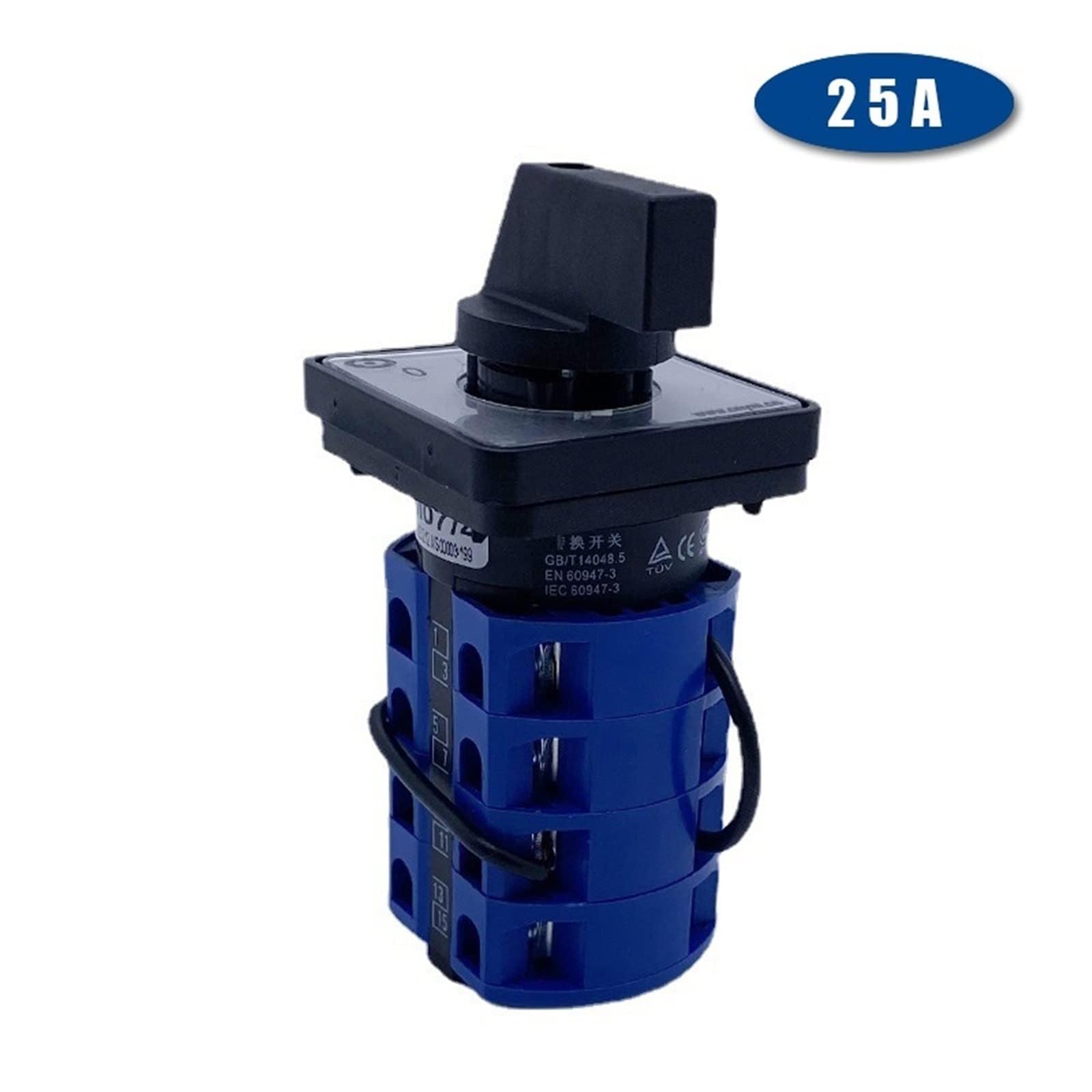 LW26-25 M07 4 étoiles Triangle démarrage cuisinière électrique régulation commutation deux vitesses quatre sections 25A transfert interrupteur à came rotatif 1 pièce