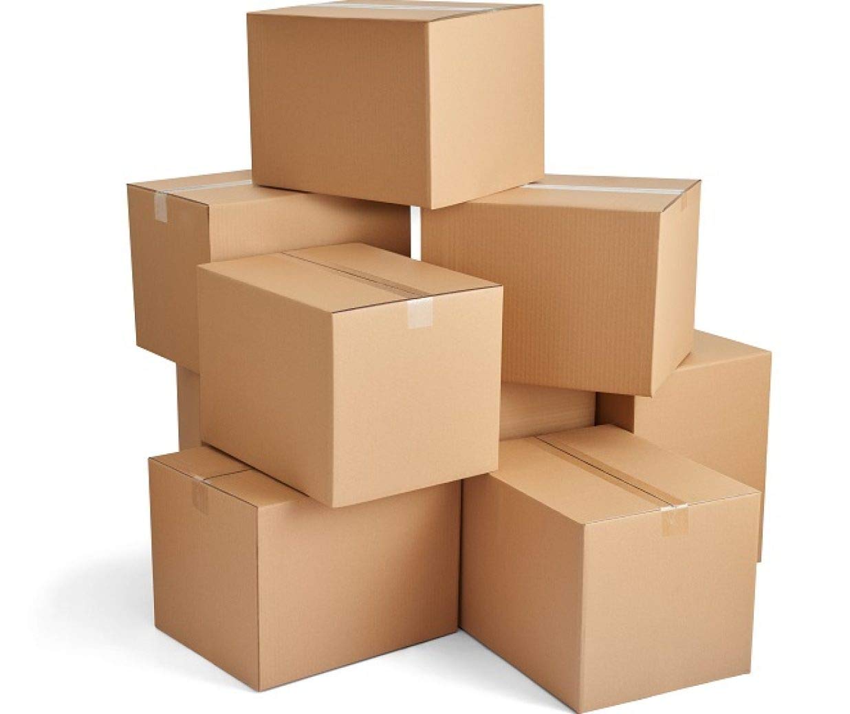 TotalPack Cajas de cartón de regalo postal de una sola pared, duraderas y perfectas para cualquier negocio en línea. Fuerte para embalaje, envío y almacenamiento (50,5 x 22,8 x 12,7 cm)