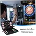 Xweptuy Darts Case Holds 12 Darts & Accessories EVA Darts Holder with Mesh Pocket Zipper Closure Darts Cases for Steel and Soft Tips with Inner Fixer & Outer Loop Protective Darts Storage