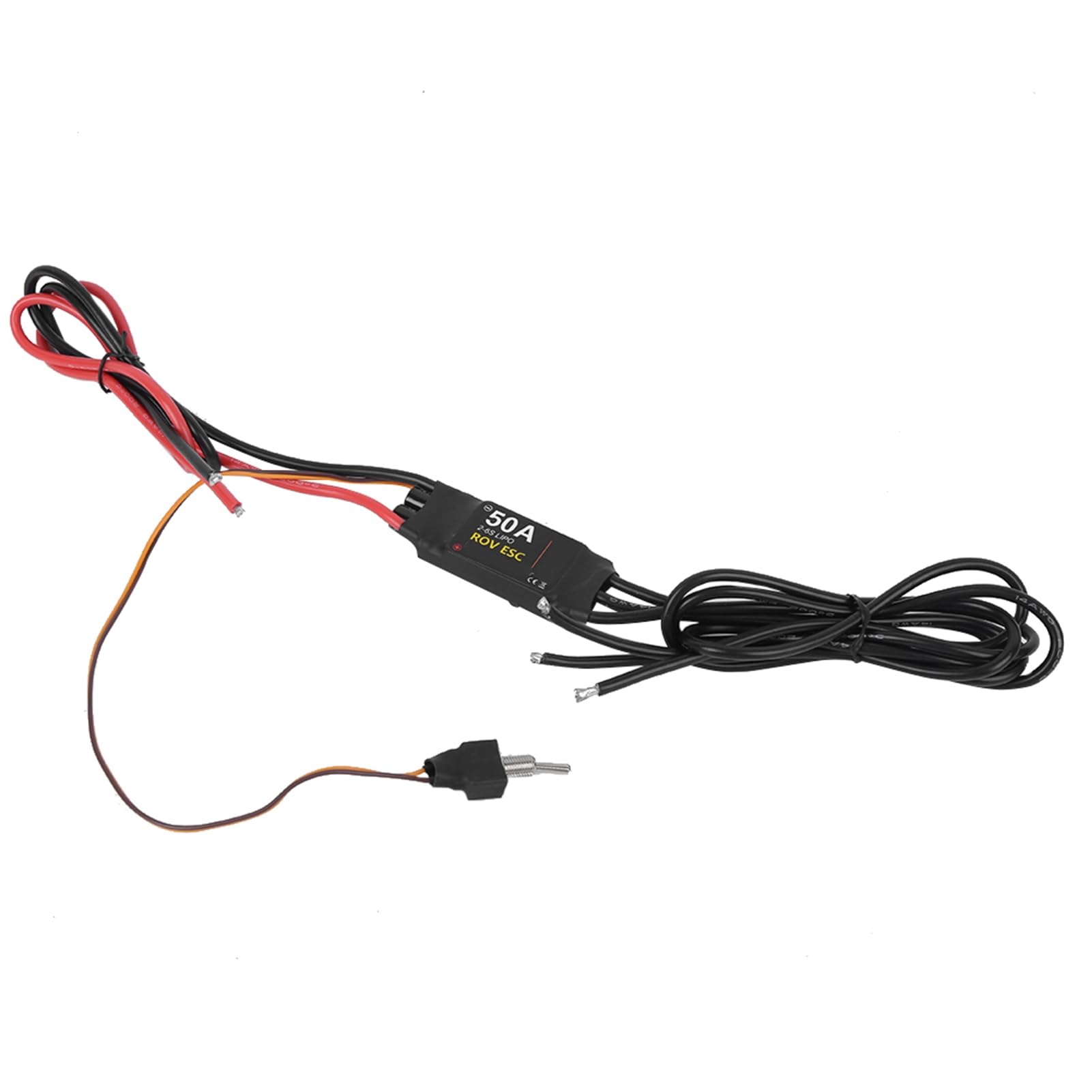 Wodoszczelny bezszczotkowy regulator 50 A 2-6S do łodzi 24 V RC - podwodny ster