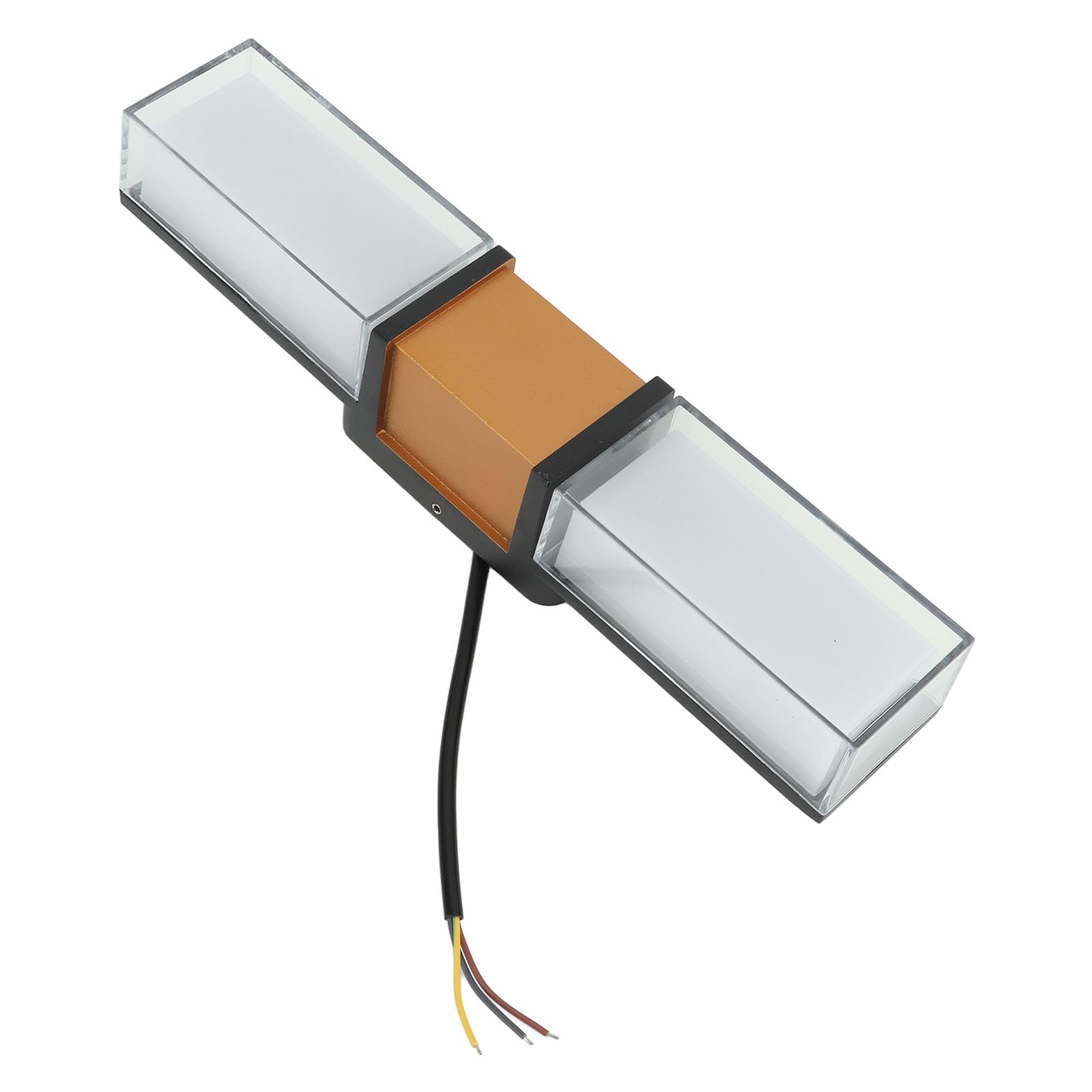 FTVOGUE Inteligentne Kinkiety Aluminiowe Kinkiety Prostokątne LED RGBW 9W Kontrola Aplikacji AC85 do 265V Wodoodporne Zewnętrzne do Patio na Ganku Przedpokoju w Domu