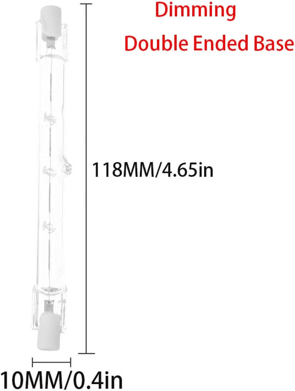 230V R7S Linear Halogen Light Bulbs R7S 118Mm 230W Dimmable R7S Halogen Bulb 78Mm 100W R7S Rlinear Double Ended Floodlight Bulb 5Pc 118Mm-230W