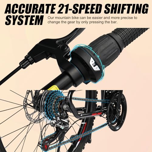 20/24/26 Inch Mountain Bike for Men/Women, Adult Bicycle