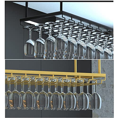 Support de rangement en verre de plafond en métal robuste style européen