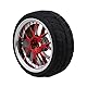BQLZR RC 1:10 On-Road-Rennwagen Y-Form Red Plating Wheel 4er Pack