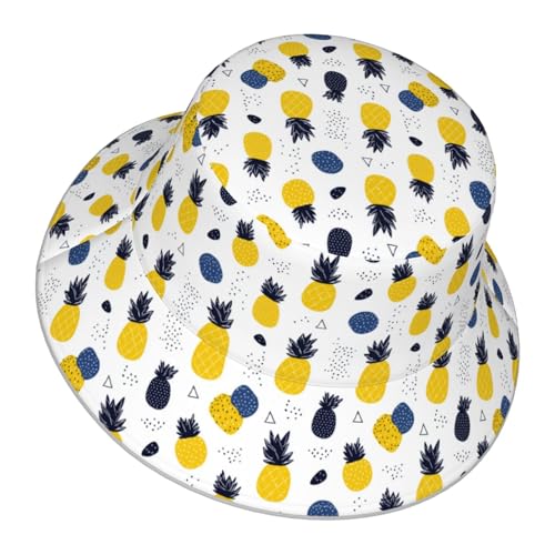Image of Bucket Hat Double-Side-Wear Reversible Sun Hat Beach Travel Hiking for Women Men