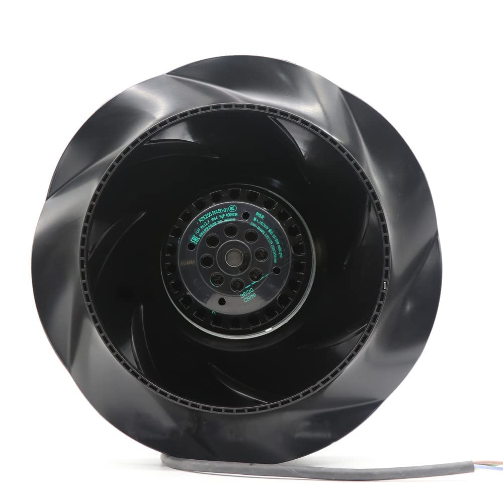 Original New Fan R2E250-AS47-09 230VAC Size 250mm Backward Centrifugal Fans