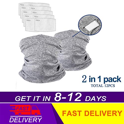 GENNISSY Sombreros Diademas Bufanda lavable de media cara, Cubierta facial transpirable para protección contra la saliva y el polvo, Aire libre para hombres Mujeres