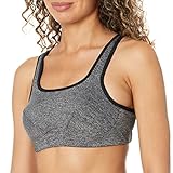 GODDESS Damen weichen Körbchen Sport-BH, Undurchsichtige, Zinn-Heather, 80C