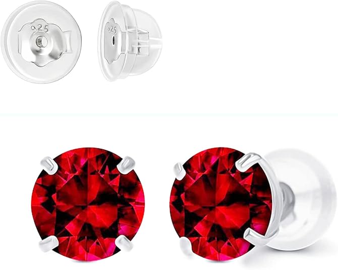 Orecchini a bottone con nodo in zirconia cubica in argento sterling Pandora originali - Italia