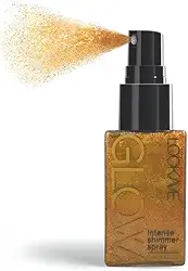 LAMUSELAND Spray iluminador com glitter, brilho de longa duração, à prova d'água, para rosto e corpo, maquiagem em pó para festival de música, boate, bar (04)