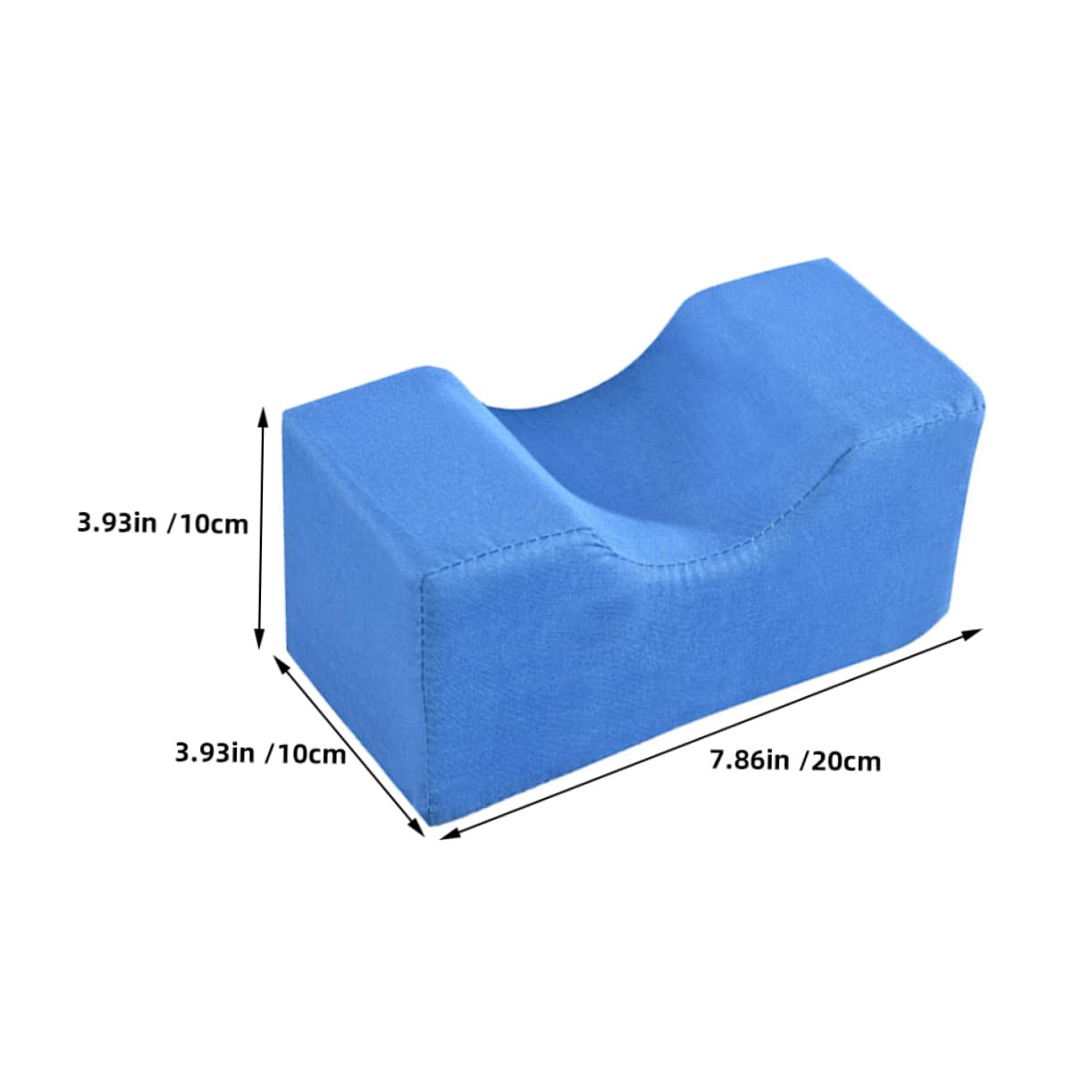 WOFASHPURET 2Pcs Foot Elevation Pillow Ankle Support Wedge Removable and Washable Leg Rest Cushion for Bedridden Patients Blue Foot Prop for Pressure Relief and Comfort