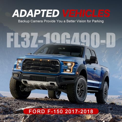 Image of FL3Z-19G490-D Backup Camera Compatible with F-150 2017-2018 Replaces NO. FL3Z19G490D FL3Z-19G490-B FL3Z19G490B FO1960101
