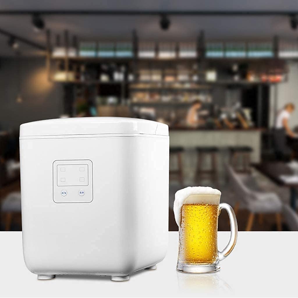 Ice Maker Countertop Portable Ice Maker Machine 9 Cubes Ready in 8 Mins Compact Electric Ice Maker for Camping/Party