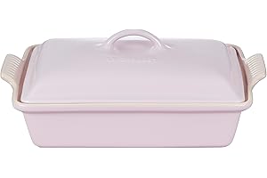 Le Creuset Stoneware Heritage Covered Rectangular Casserole, 4-Quart, Shallot