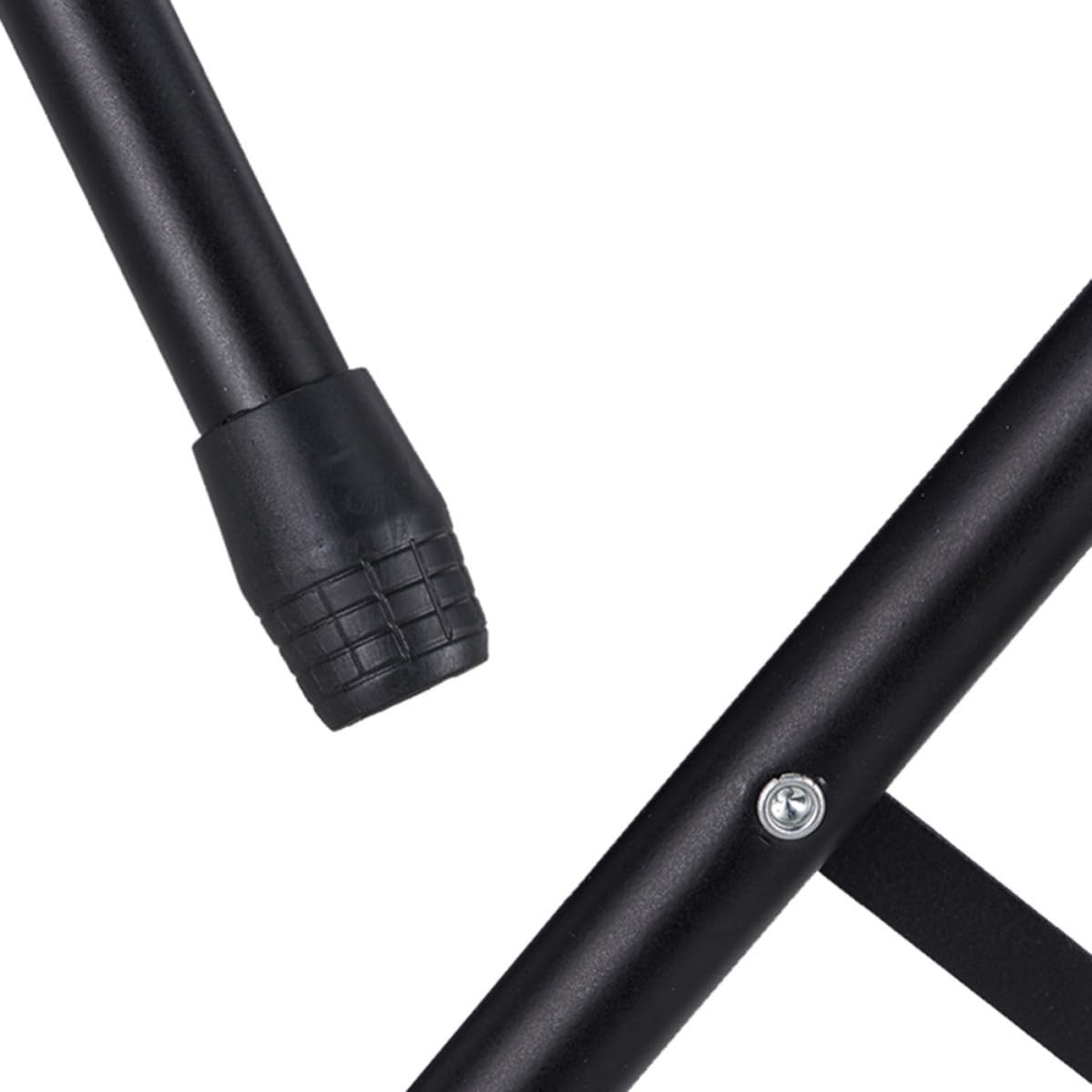 Supporto per Telefono e Laptop su Treppiede Pratico Nero | Abs e Ferro, Sostegno Robusto Antiurto, per Ufficio e Webcasting, Colore Nero