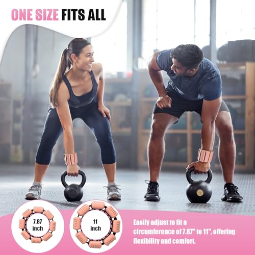Image of Pilates Wrist Ankle Weights for Women, Wearable Strong Arm & Leg Weights Set of 2(1 lb /2.2 lbs Each), Adjustable Ankle Weights for Walking, Yoga, Dance, Barre, Gym