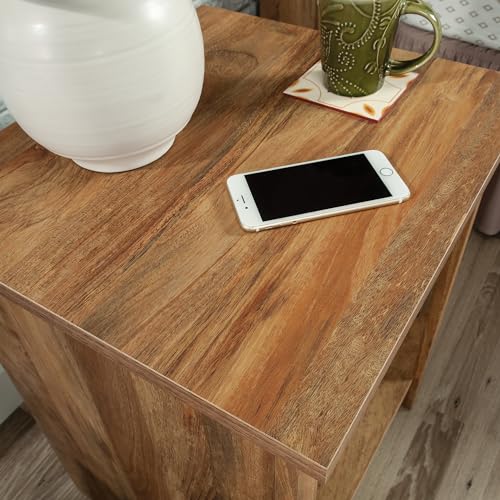 Image of Sauder River Ranch Night Stand with Drawer, Farmhouse Nightstand, Sindoori Mango Finish