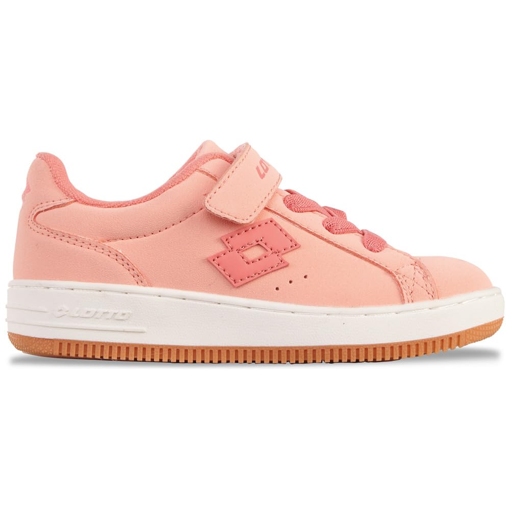 LOTTO Unisex Kid's Yarin Mf K Sneaker, Papaya Coral, 12.5 UK Child