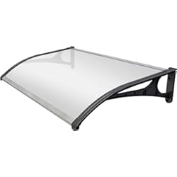 Techo Falsa Teja SmartSun Marquesina Evoke aluminio 120x80cm. Grosor 2.7mm ultraresistente. Tejadillo puerta protección