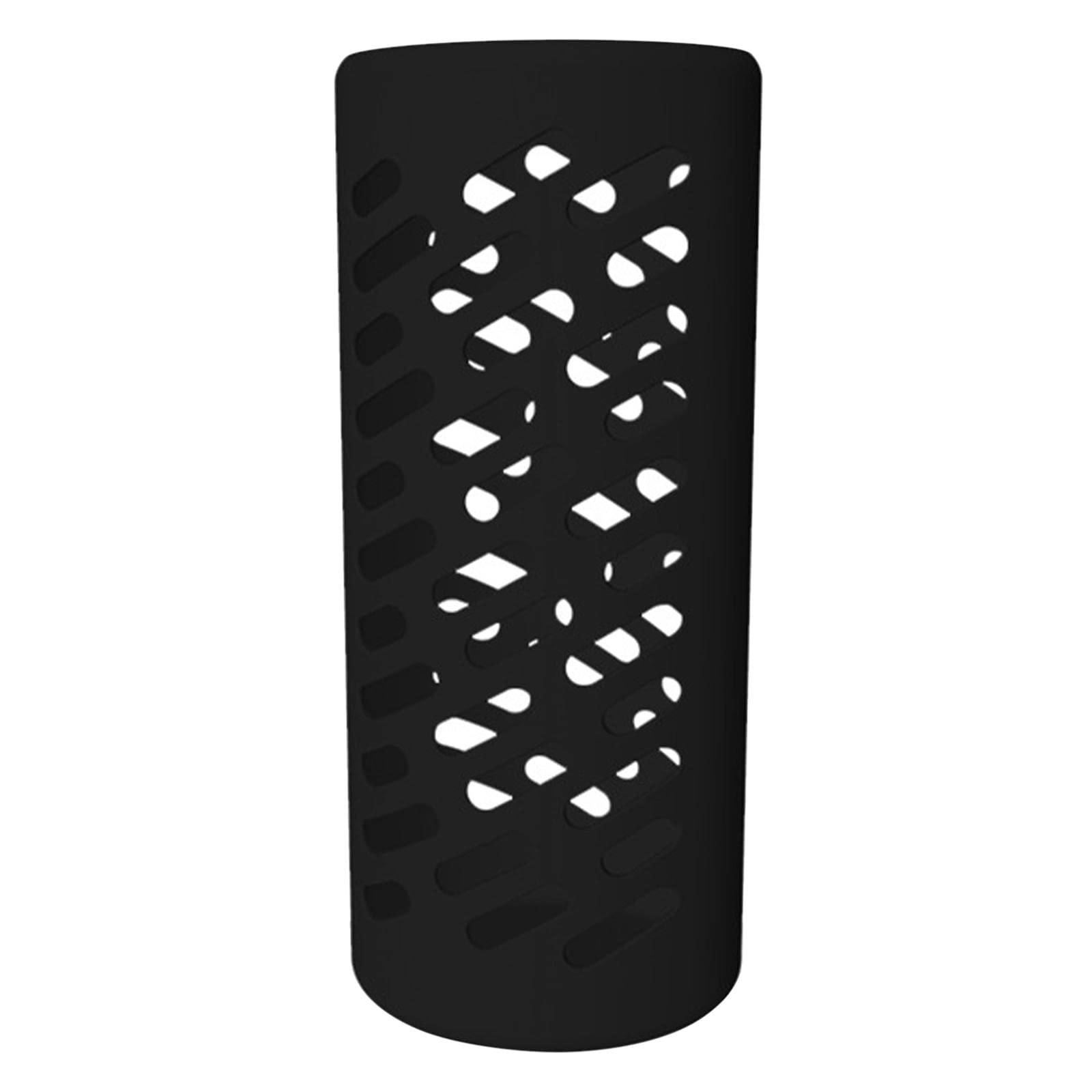 Silicone Bottle Sleeve Protective Cover Nonslip Insulated Black 32oz