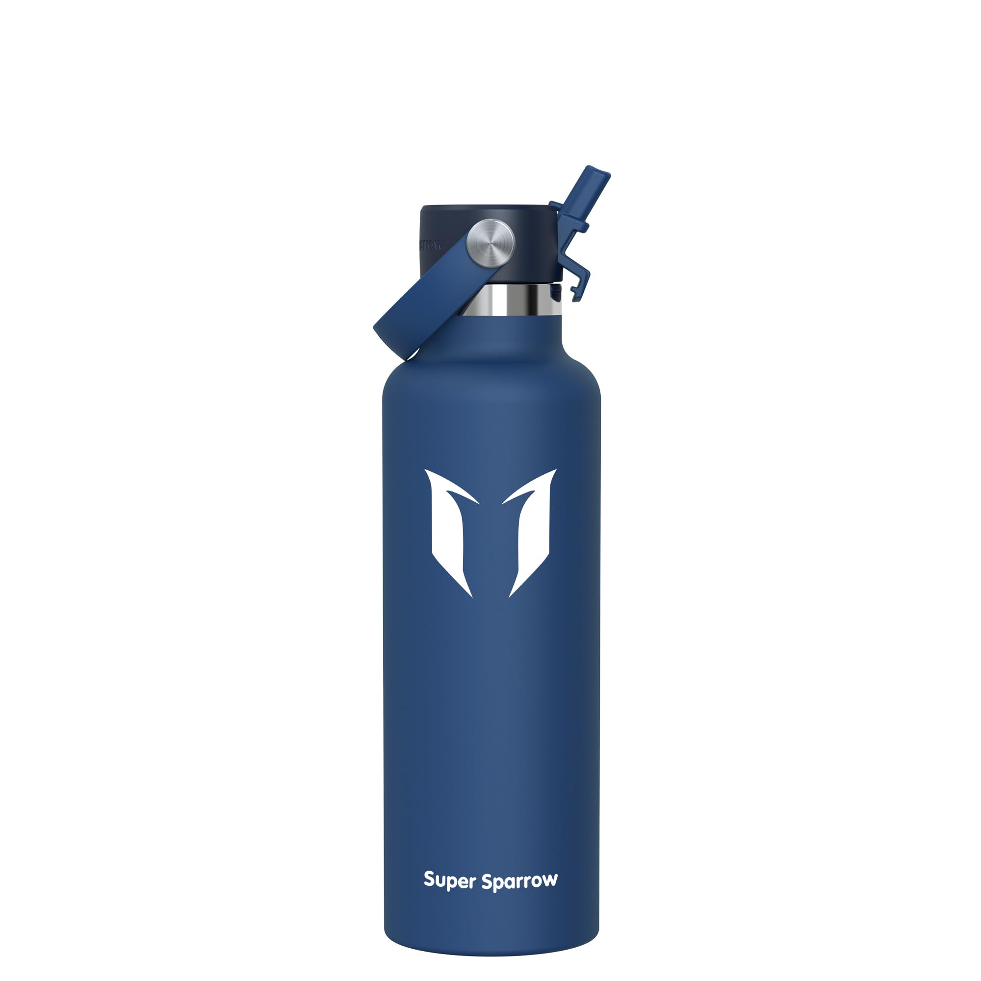 Super Sparrow Borraccia Termica, Acciaio Inox Bottiglia Termica - 350ml, 500ml, 750ml, 1L - Senza BPA Borracce, Borraccia Bambini per Scuola, Sport, Campeggio, Yoga, Palestra, Ciclismo